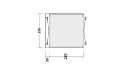 Easy Camp Fairfields Drive Away Awning (2022) -Outdoor Products Sales 120375 Fairfields DrawingFloorplan3
