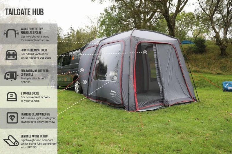 Vango Tailgate Hub Low Drive Away Awning 5 Vango Tailgate Hub Low Drive Away Awning - Image 5