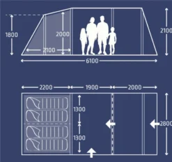 Kampa Hayling 4 Poled Tent Package -Outdoor Products Sales 30345 4 9127550d eb69 4ec9 b573 9e18f4a07af2