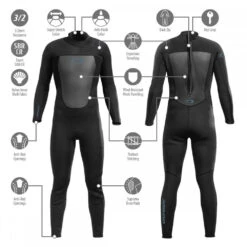 Osprey Origin 3mm Full Length Wetsuit 14 Osprey Origin 3mm Full Length Wetsuit -Outdoor Products Sales 3 4 35