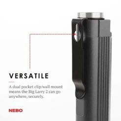 Nebo Big Larry™ 2 -Outdoor Products Sales 6737 GRAY PocketClip 01 1800x1800 97f94276 d04a 4d74 89b6 cd673f132b5e