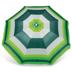 Yello Stripped Parasol -Outdoor Products Sales BGG1305 yello green striped parasol top