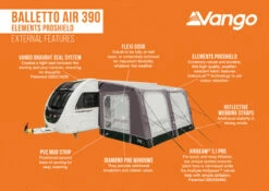 Vango Balletto Air 390 Elements ProShield Caravan Awning -Outdoor Products Sales Balletto Air 390 EPS small