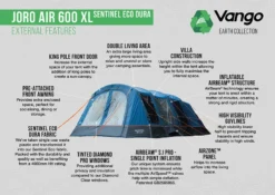 Vango Joro Air 600XL Sentinel Eco Dura Tent -Outdoor Products Sales Joro Air 600XL SED small