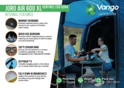 Vango Joro Air 600XL Sentinel Eco Dura Tent -Outdoor Products Sales Joro Air 600XL SED2 small