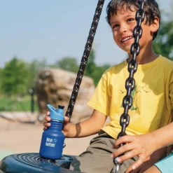 Klean Kanteen Kid Classic Sport Bottle 355ml - Jelly Fish -Outdoor Products Sales K12CPPS SU boy bottle playground tire lifestyle 21bcb7da 2896 4acf b88c 6d0008daea23