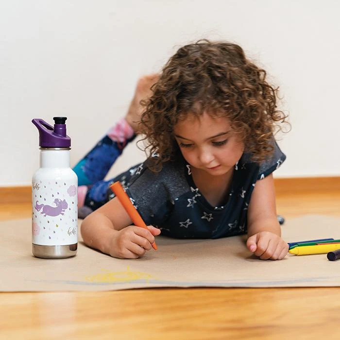 Klean Kanteen Insulated Kid Classic (355ml) - Ballet Slipper - Image 2