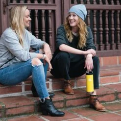 Klean Kanteen Insulated TK Wide With Café Cap 473ml - Brushed Steel -Outdoor Products Sales K16TKWPCC BC LS friends steps lifestyle