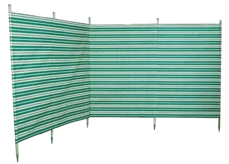 Blue Diamond Traditional 5 Pole Green Stripe Windbreak 1 Blue Diamond Traditional 5 Pole Green Stripe Windbreak