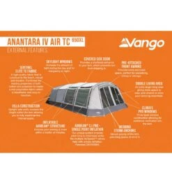 Vango Anantara IV Air TC 650XL Tent -Outdoor Products Sales anantara iv air tc 650xl 3