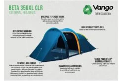 Vango Beta 350XL CLR Tent -Outdoor Products Sales beta 350xl clr 2