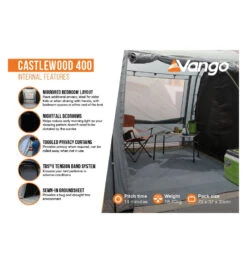 Vango Castlewood 400 Tent Package -Outdoor Products Sales castlewood 400 package 3