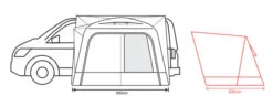 Outdoor Revolution Cayman Air High 255cm - 305cm Drive Away Awning -Outdoor Products Sales cayman air 3 079a30f0 80eb 456f 87fa 0939fcc54448