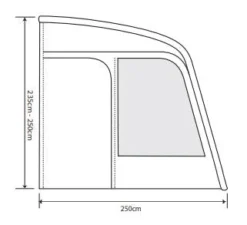 Outdoor Revolution Eden Air 390 Caravan Awning -Outdoor Products Sales eden air 390 fp