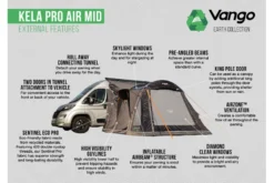 Vango Kela Pro Air Mid Drive Away Awning -Outdoor Products Sales kela pro air mid 9