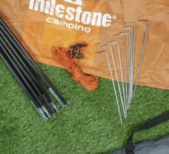 Milestone 2 Man Festival Dome Tent -Outdoor Products Sales milestone waterproof 2 man dome tent orange 18839br 2