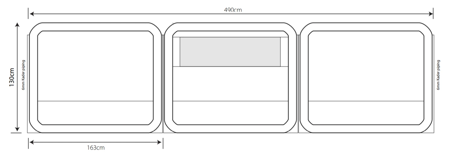 Outdoor Revolution Oxygen 3 Panel Windbreak 4 Outdoor Revolution Oxygen 3 Panel Windbreak - Image 4