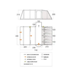 Vango Rome II 650XL Airbeam Tent - With Free Footprint -Outdoor Products Sales rome ii air 650xl