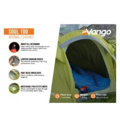Vango Soul 100 Tent -Outdoor Products Sales soul 100 3