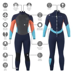 Osprey Zero 5mm Women's Full Length Wetsuit -Coral -Outdoor Products Sales wetsuits ws1268 75 coral