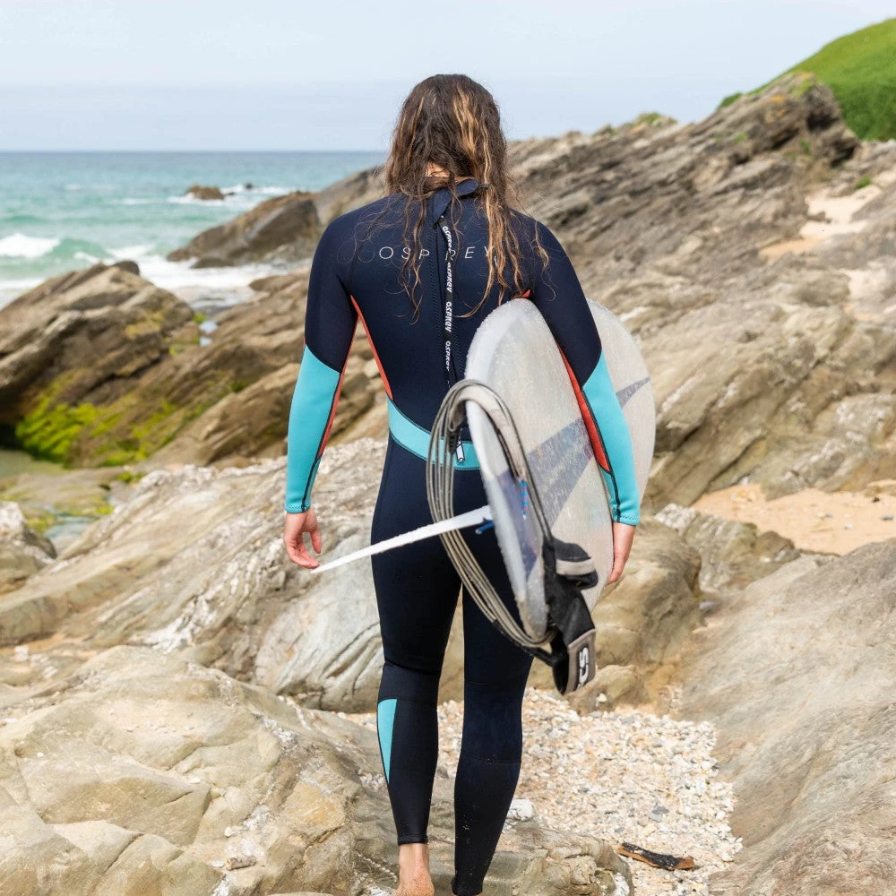 Osprey Zero 3mm Womens Full Length Wetsuit - Coral 5 Osprey Zero 3mm Womens Full Length Wetsuit - Coral - Image 5